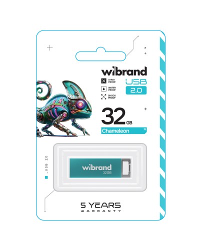 Flash Wibrand USB 2.0 Chameleon 32Gb Light blue (WI2.0/CH32U6LU)