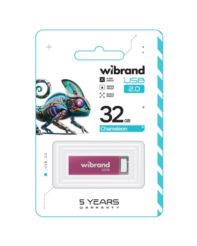 Flash Wibrand USB 2.0 Chameleon 32Gb Pink (WI2.0/CH32U6P)