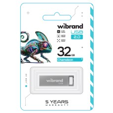 Flash Wibrand USB 2.0 Chameleon 32Gb Silver (WI2.0/CH32U6S)