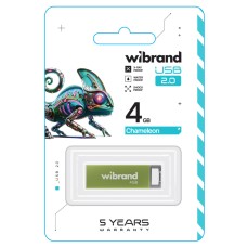 Flash Wibrand USB 2.0 Chameleon 4Gb Light green (WI2.0/CH4U6LG)