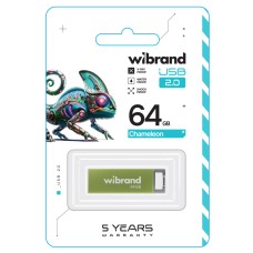 Flash Wibrand USB 2.0 Chameleon 64Gb Light green (WI2.0/CH64U6LG)