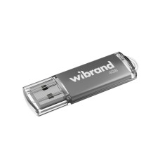 Flash Wibrand USB 2.0 Cougar 4Gb Silver (WI2.0/CU4P1S)