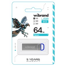 Flash Wibrand USB 2.0 Falcon 64Gb Blue (WI2.0/FA64U7U)