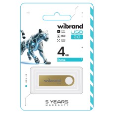 Flash Wibrand USB 2.0 Puma 4Gb Gold (WI2.0/PU4U1G)
