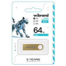Flash Wibrand USB 2.0 Puma 64Gb Gold (WI2.0/PU64U1G)