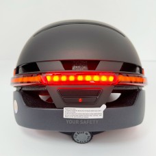 Защитный шлем Livall BH51M NSO (L) Black (57-61см), акустика JBL, микрофон, сигналы поворотов и стопов, приложение, пульт BR80, застежка, Bluetooth (LIV-JB51MN-5312)