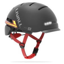 Защитный шлем Livall BH51M NSO (L) Black (57-61см), акустика JBL, микрофон, сигналы поворотов и стопов, приложение, пульт BR80, застежка, Bluetooth (LIV-JB51MN-5312)