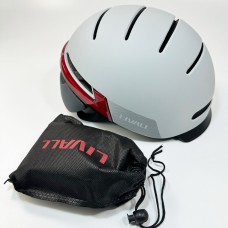 Защитный шлем Livall BH51M NEO (L) Sandstone Grey (57-61см), акустика, микрофон, сигналы поворотов и стопов, приложение, пульт BR80, Bluetooth (LIV-T1V6MN-6310)
