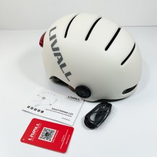 Защитный шлем Livall L23 (L) Ivory White (58-62см), сигнал поворотов и стопов, приложение, съемный узор (пульт BR80 в комплекте не идет) (LIV-000L23-4310)