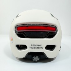 Защитный шлем Livall L23 (L) Ivory White (58-62см), сигнал поворотов и стопов, приложение, съемный узор (пульт BR80 в комплекте не идет) (LIV-000L23-4310)