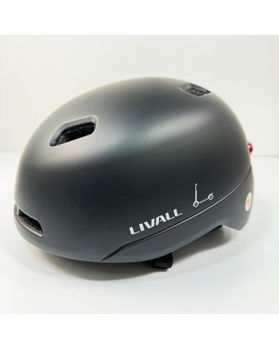 Захисний шолом Livall C21 (L) Midnight Black (57-61см), сигнал стопів (LIV-000C21-5341)