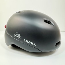Защитный шлем Livall C21 (L) Midnight Black (57-61см), сигнал стопов (LIV-000C21-5341)