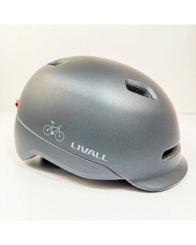 Защитный шлем Livall C20 (L) Midnight Black (57-61см), сигнал стопов (LIV-000C20-5342)