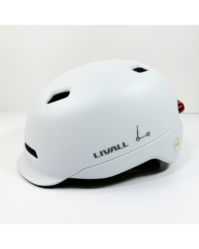 Захисний шолом Livall C20 (L) White (57-61см), сигнал стопів (LIV-000C20-4342)