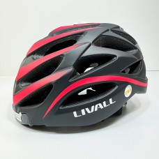 Защитный шлем Livall BH62 NEO (L) Black&Red (55-61см), акустика, микрофон, сигналы поворотов и стопов, приложение, пульт BR80, Bluetooth (LIV-TBH62N-1041)