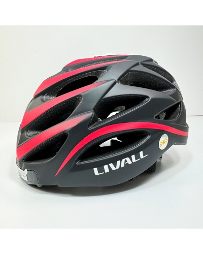 Захисний шолом Livall BH62 NEO (L) Black&amp;Red (55-61см), акустика, мікрофон, сигнали поворотів та стопів, додаток, пульт BR80, Bluetooth (LIV-TBH62N-1041)