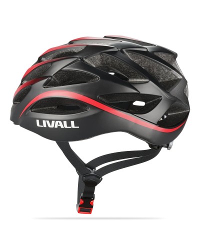 Захисний шолом Livall BH62 NEO (L) Black&amp;Red (55-61см), акустика, мікрофон, сигнали поворотів та стопів, додаток, пульт BR80, Bluetooth (LIV-TBH62N-1041)