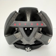 Защитный шлем Smart4u R55 (M) Black (55-59см), акустика, микрофон, сигналы поворотов и стопов, приложение, пульт BR80 (ZHLIV-000R55-5240)