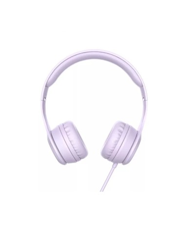 Навушники HOCO W21 Graceful charm wire control headphones Purple (6931474708304 )