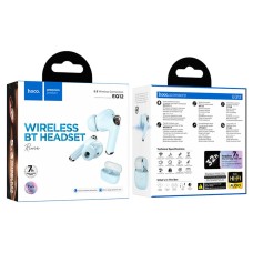 Наушники HOCO EQ12 Rima true wireless BT headset Blue (6942007618984)