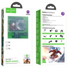 Экшен камера HOCO DV100 sports camera Black (6942007616799)