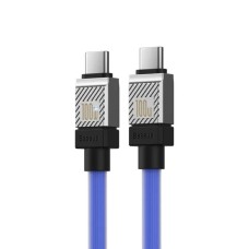 Кабель Baseus CoolPlay Series Fast Charging Cable Type-C to Type-C 100W 1m Blue (CAKW000203)