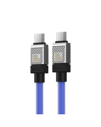 Кабель Baseus CoolPlay Series Fast Charging Cable Type-C to Type-C 100W 1m  Blue (CAKW000203)