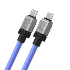 Кабель Baseus CoolPlay Series Fast Charging Cable Type-C to Type-C 100W 1m Blue (CAKW000203)