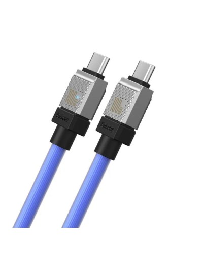 Кабель Baseus CoolPlay Series Fast Charging Cable Type-C to Type-C 100W 1m  Blue (CAKW000203)