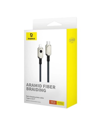 Кабель Baseus Unbreakable Series Fast Charging Data Cable Type-C to iP 20W 1m Stellar White (P10355803221-00)