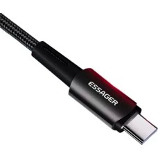 Кабель ESSAGER Sunset Type-C 6A USB Charging and Data Fully compatible cable 0.5m Black (EXCT-CGB01)