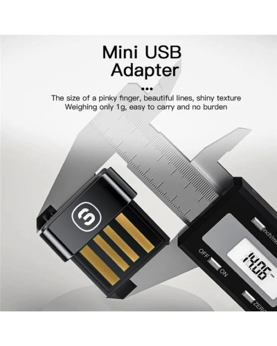 Bluetooth-адаптер  ESSAGER Mini BT5.0 Adapter Black (EBT50-MN01)