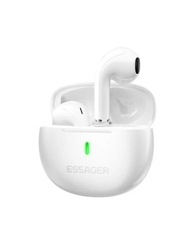 Навушники ESSAGER (color box) Shining TWS Bluetooth earphones White (EEJTW-SL02)