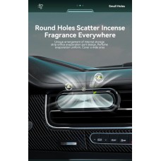 Автомобильный освежитель воздуха ESSAGER CAR AIR OUTLET PRESS TYPE SOLID PERFUME Grey (EXSCFB-SH0A)