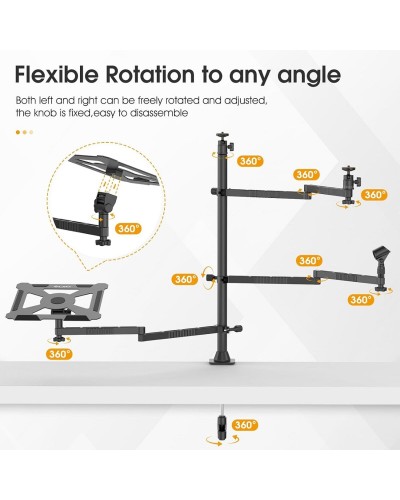 Штатив-держатель Ulanzi LS23 Desktop Setup Stand (UV-2913 LS23) (UV-2913)