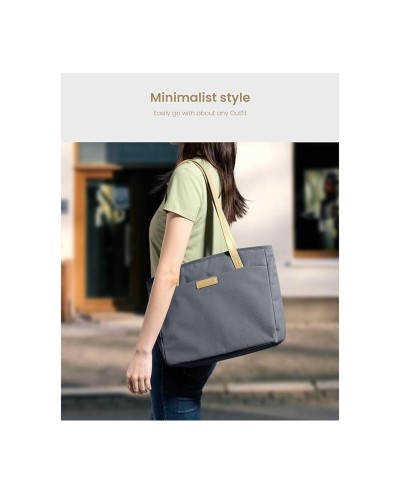 Сумка Tomtoc Versatile-T23 Laptop Tote Bag Grayish Blue 16 Inch/18L (T23L1B1) (T23L1B1)