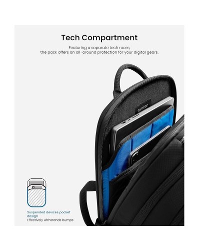 Рюкзак Tomtoc UrbanEX-T65M1 Laptop Backpack Black 17.3 Inch/30L (T65M1D1) (T65M1D1)