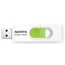 Flash A-DATA USB 3.0 AUV 320 512Gb White/Green (AUV320-512G-RWHGN)