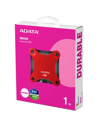 SSD ADATA SD620 1TB USB 3.2  520/460Mb/s Red (SD620-1TCRD)