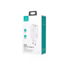 Сетевое зарядное устройство для Usams US-CC110 T33 65W 3 Ports GaN Mini Fast Charger white (CC110TC02)
