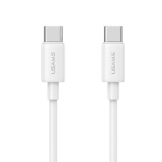 Кабель Usams SJ711 Type-C To Type-C 60W Fast Charging Data Cable white (SJ711USB02)