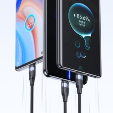 Кабель Usams US-SJ632 U85 Type-C To Type-C PD100W Алюминий Alloy Fast Charging &amp; Data Cable black (SJ632USB01)