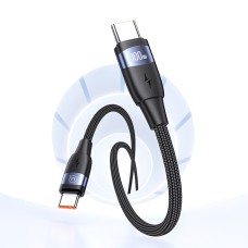 Кабель Usams US-SJ632 U85 Type-C To Type-C PD100W Алюминий Alloy Fast Charging &amp; Data Cable black (SJ632USB01)