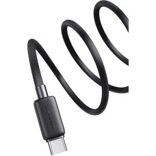 Кабель Usams US-SJ691 60W Striped Data Cable Type-C To Type-C-KY Series 1M black (SJ691USB01)