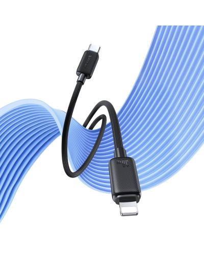 Кабель Usams US-SJ691 60W Striped Data Cable Type-C To Type-C-KY Series 1M black (SJ691USB01)