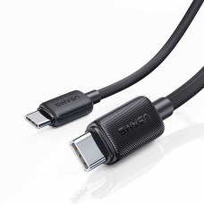 Кабель Usams US-SJ696 60W Striped Data Cable Type-C To Type-C-KY Series 2M black (SJ696USB01)