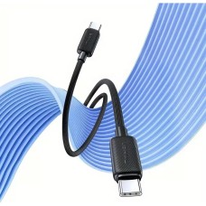 Кабель Usams US-SJ696 60W Striped Data Cable Type-C To Type-C-KY Series 2M black (SJ696USB01)