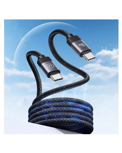 Кабель Usams US-SJ704 60W Magnetic Data Cable Type-C To Type-C-Rui Series 1m tarnish (SJ704USB01)