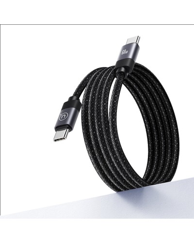 Кабель Usams US-SJ704 60W Magnetic Data Cable Type-C To Type-C-Rui Series 1m tarnish (SJ704USB01)