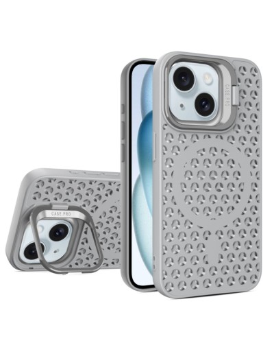 Чохол для смартфона Cosmic Grater Stand for Apple iPhone 15 Grey (GRASTiP15Grey)